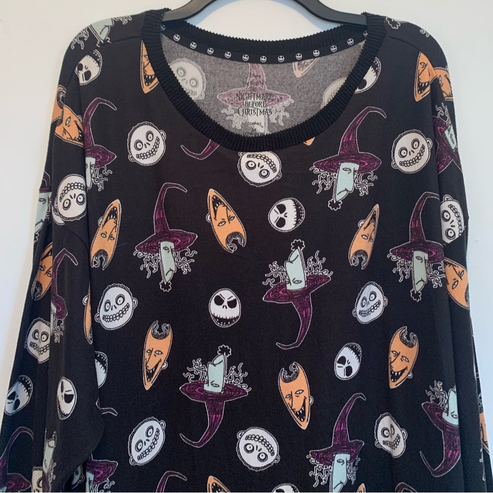 Disney Nightmare Before Christmas Night Shirt Nightie 3X Cozy - Picture 2 of 8